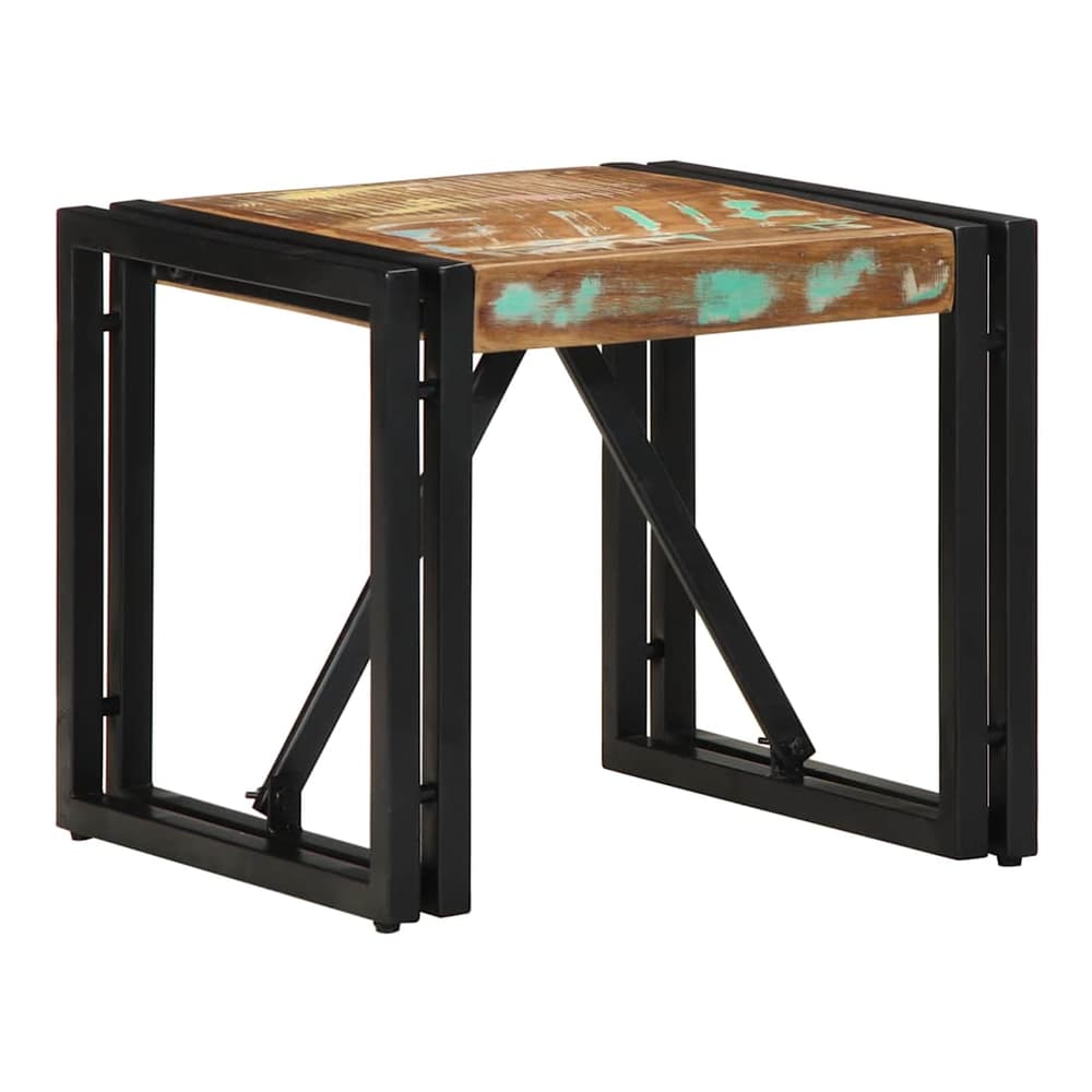 vidaXL Coffee Table Multicolour Solid Wood Reclaimed
