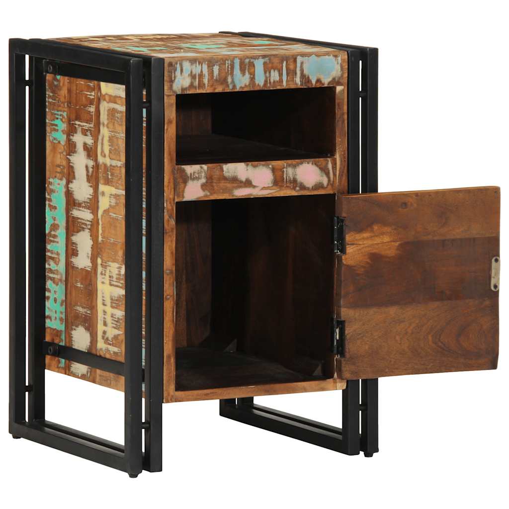 vidaXL Bedside Cabinet 40x40x59 cm Solid Wood Reclaimed 2
