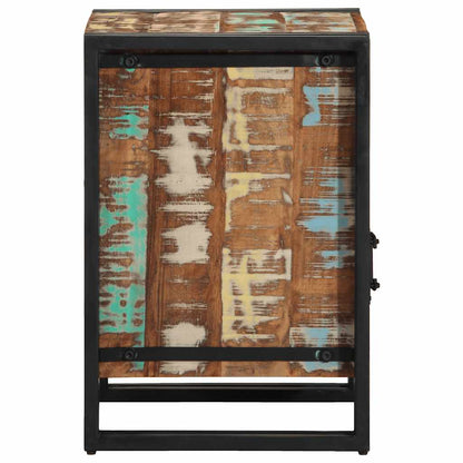 vidaXL Bedside Cabinet 40x40x59 cm Solid Wood Reclaimed 4