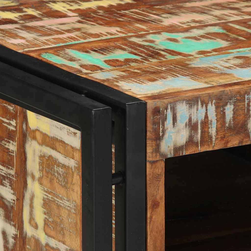vidaXL Bedside Cabinet 40x40x59 cm Solid Wood Reclaimed 6