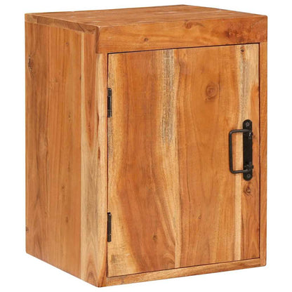 vidaXL Bedside Table Brown 35 x 33 x 48 cm Solid Wood Acacia 2