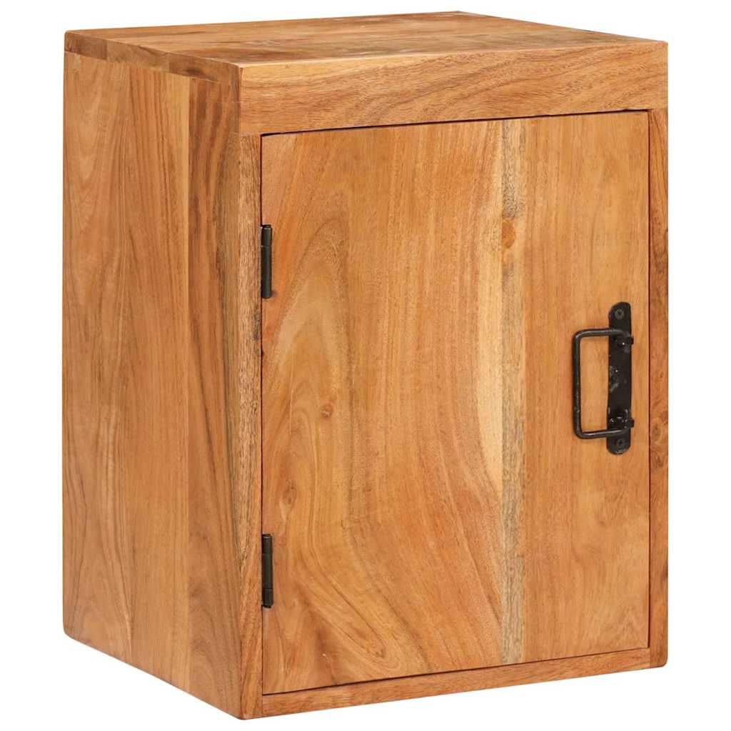vidaXL Bedside Table Brown 35 x 33 x 48 cm Solid Wood Acacia 3
