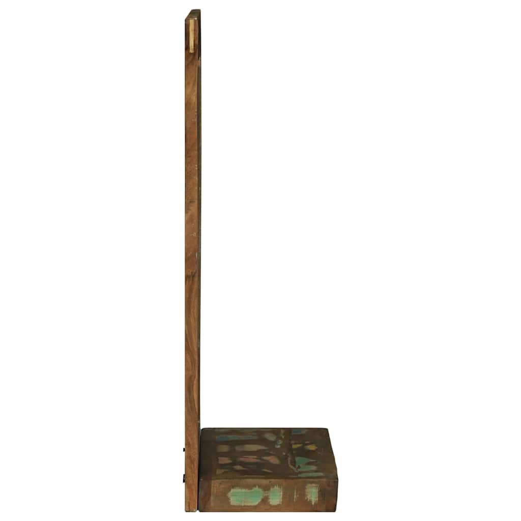 vidaXL Bathroom Mirror Brown 50 x 22 x 70 cm Solid Reclaim Wood 5