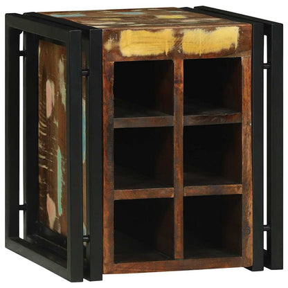 vidaXL Wine Rack 35 x 35 x 39 cm Solid Reclaim Wood 1