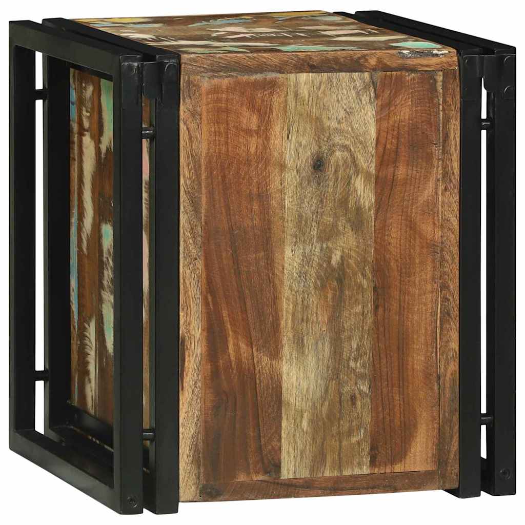 vidaXL Wine Rack 35 x 35 x 39 cm Solid Reclaim Wood 6