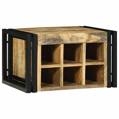 vidaXL Wine Rack 2 pcs 46 x 35 x 27.5 cm Solid Mango Wood 3
