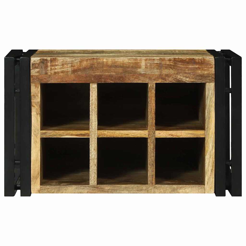 vidaXL Wine Rack 2 pcs 46 x 35 x 27.5 cm Solid Mango Wood 4