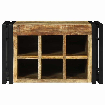 vidaXL Wine Rack 2 pcs 46 x 35 x 27.5 cm Solid Mango Wood 4