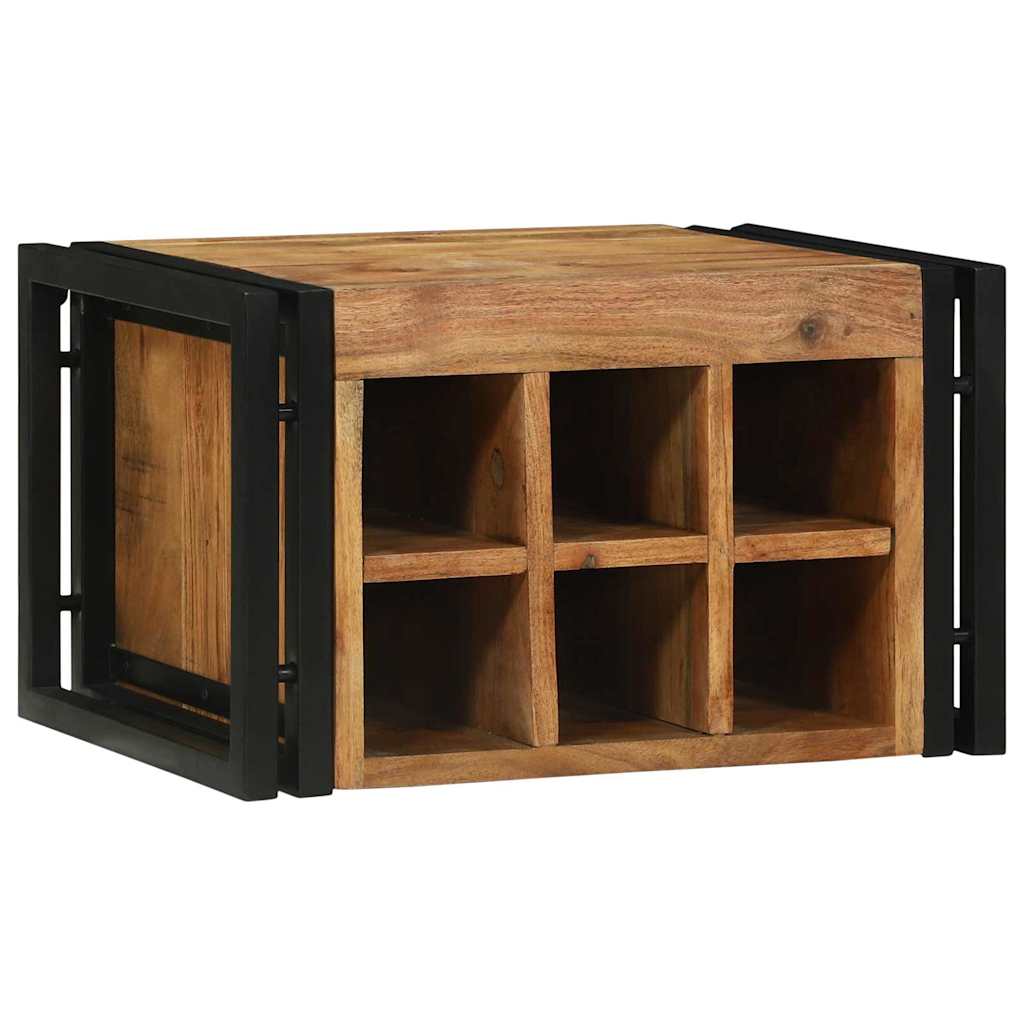 vidaXL Wine Rack 2 pcs 46 x 35 x 27.5 cm Solid Acacia Wood 2