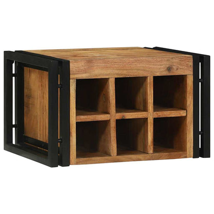 vidaXL Wine Rack 2 pcs 46 x 35 x 27.5 cm Solid Acacia Wood 2