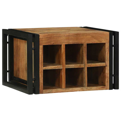 vidaXL Wine Rack 2 pcs 46 x 35 x 27.5 cm Solid Acacia Wood 3