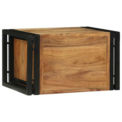 vidaXL Wine Rack 2 pcs 46 x 35 x 27.5 cm Solid Acacia Wood 6