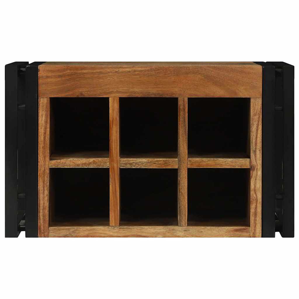 vidaXL Wine Rack 2 pcs 46 x 35 x 27.5 cm Solid Acacia Wood 4