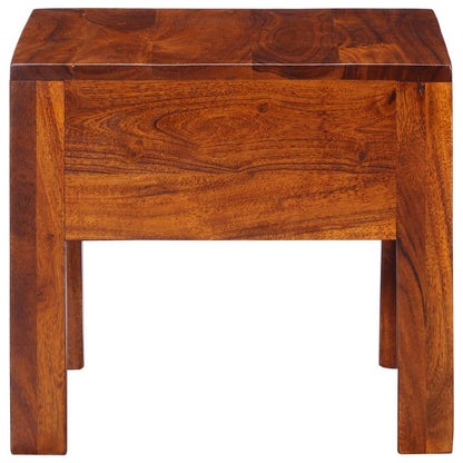 vidaXL Bedside Cabinet 40x40x36 cm Solid Wood Acacia 3