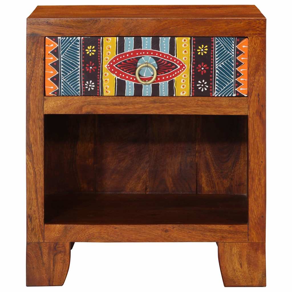 vidaXL Bedside Cabinet 40x35x45 cm Solid Wood Acacia 2