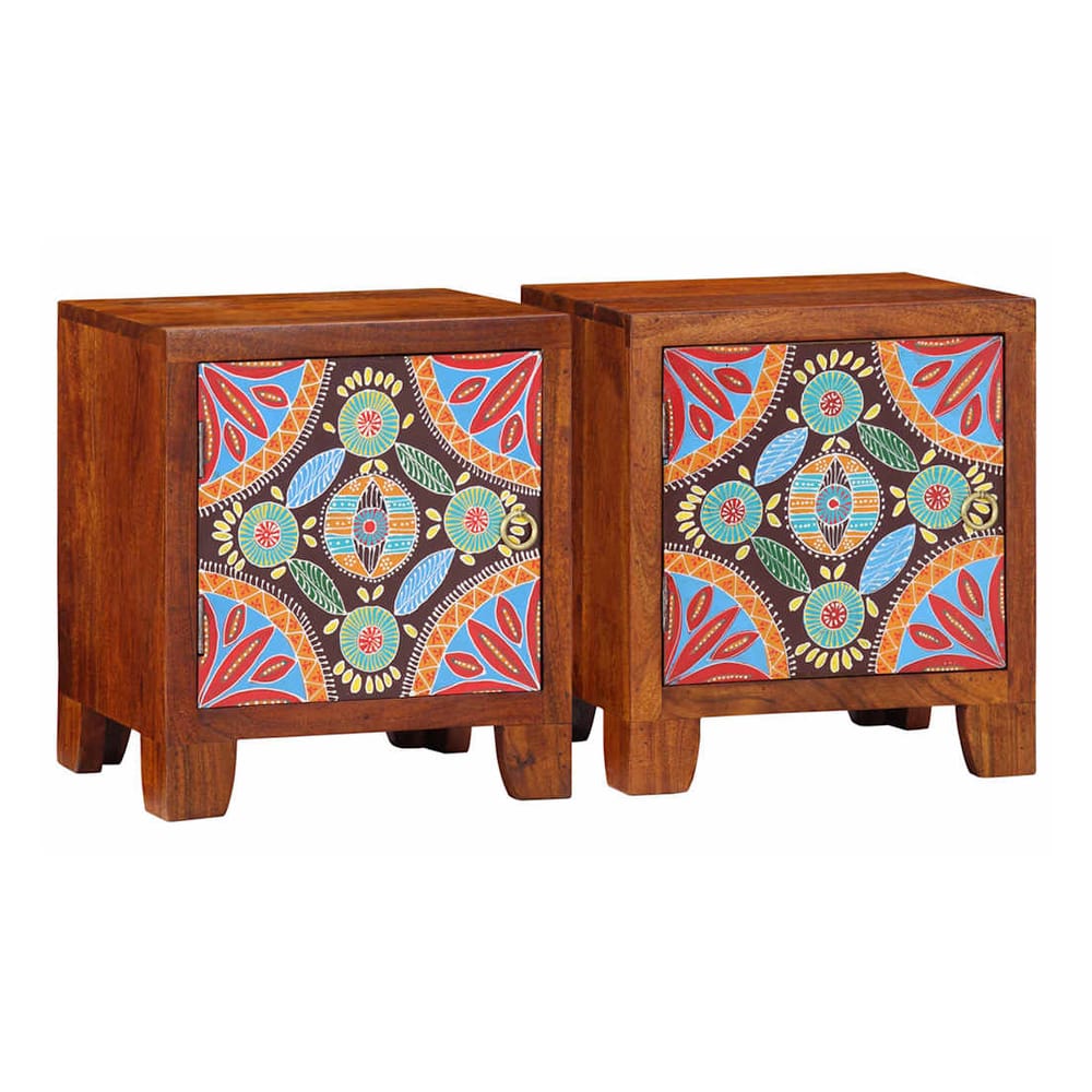 Bedside Cabinet 40x30x45 cm Solid Wood Acacia 2