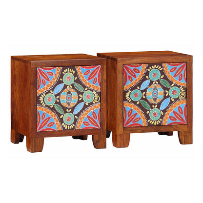 Bedside Cabinet 40x30x45 cm Solid Wood Acacia 2