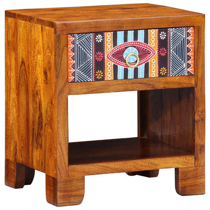 vidaXL Sideboard Multicolour 40 x 35 x 45 cm Solid acacia wood 1