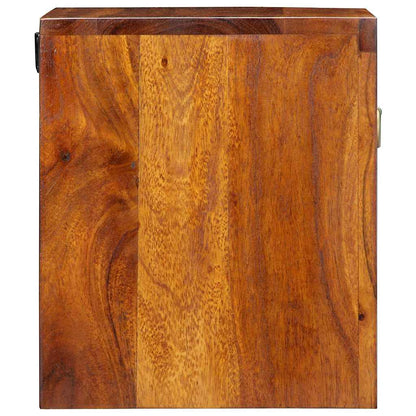 vidaXL Bedside Cabinet Brown 40 x 35 x 35 cm Solid Acacia Wood 6