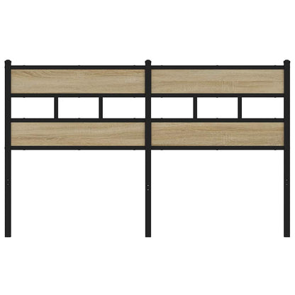 vidaXL Replace Headboard Sonoma Oak 140 cm Iron and Engineered Wood 3