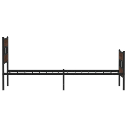 vidaXL Bed Frame without Mattress with Headboard and Footboard 80x200 cm 5