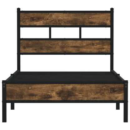 vidaXL Bed Frame without Mattress with Headboard Sonoma Oak 80x200 cm 4