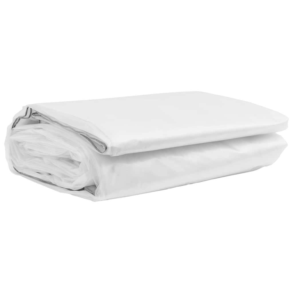 vidaXL Clear Tarpaulin with Eyelets 8x8 m Polyethylene 3