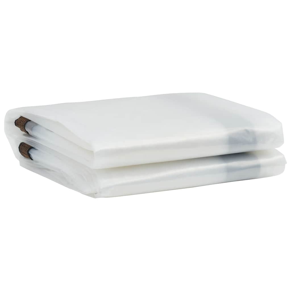 vidaXL Clear Tarpaulin with Eyelets 4x12 m Polyethylene 3