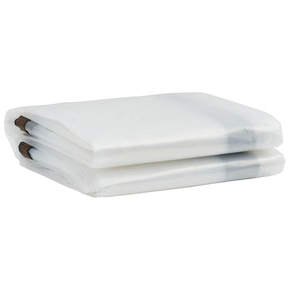 vidaXL Clear Tarpaulin with Eyelets 4x12 m Polyethylene 3
