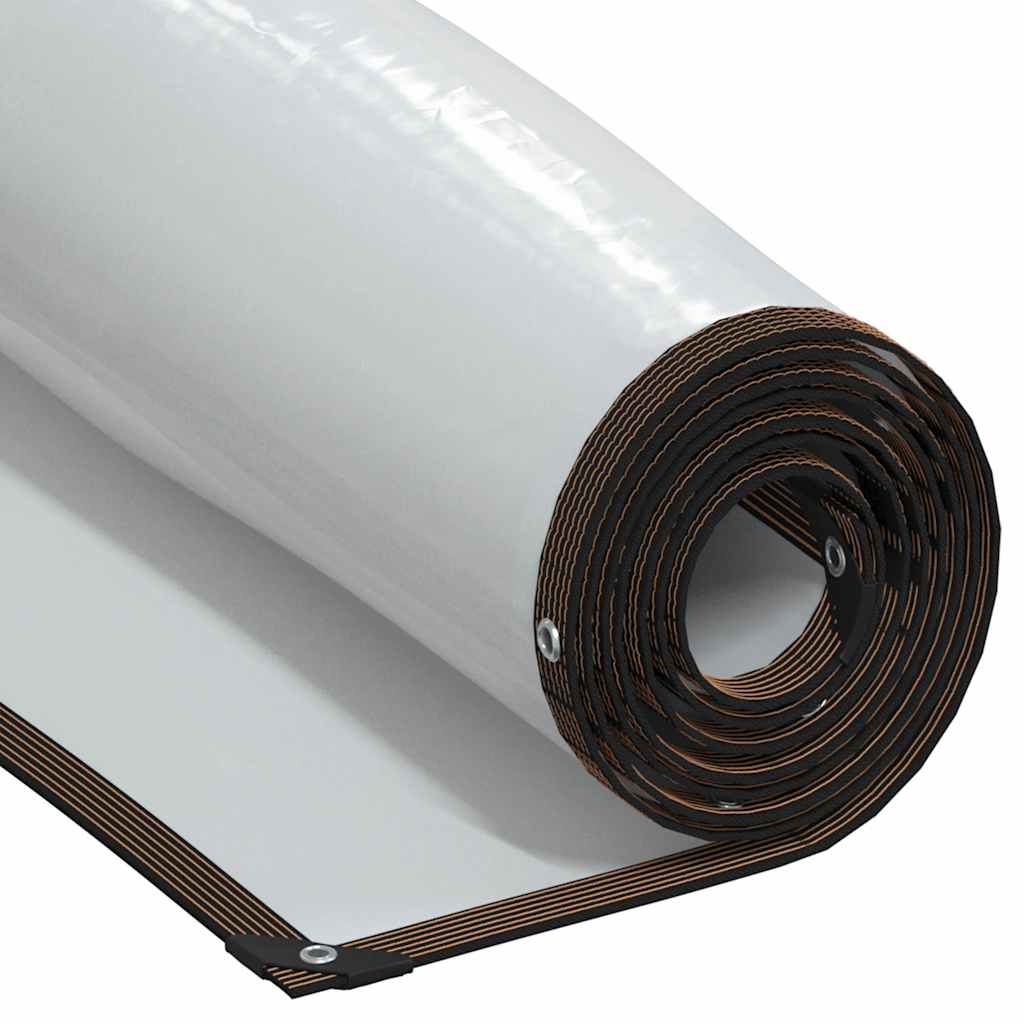 vidaXL Clear Tarpaulin with Eyelets 5x12 m Polyethylene 1