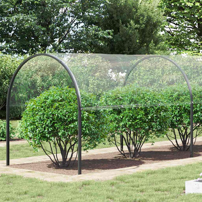 vidaXL Clear Tarpaulin with Eyelets PVC Width 4 m