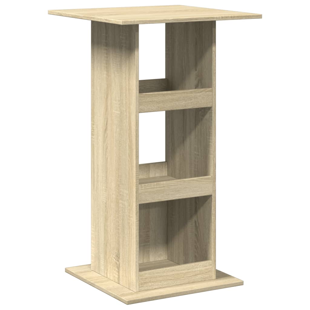 vidaXL Bar Table with Storage Sonoma Oak 60x60x102 cm Engineered Wood 2