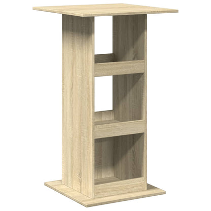 vidaXL Bar Table with Storage Sonoma Oak 60x60x102 cm Engineered Wood 2
