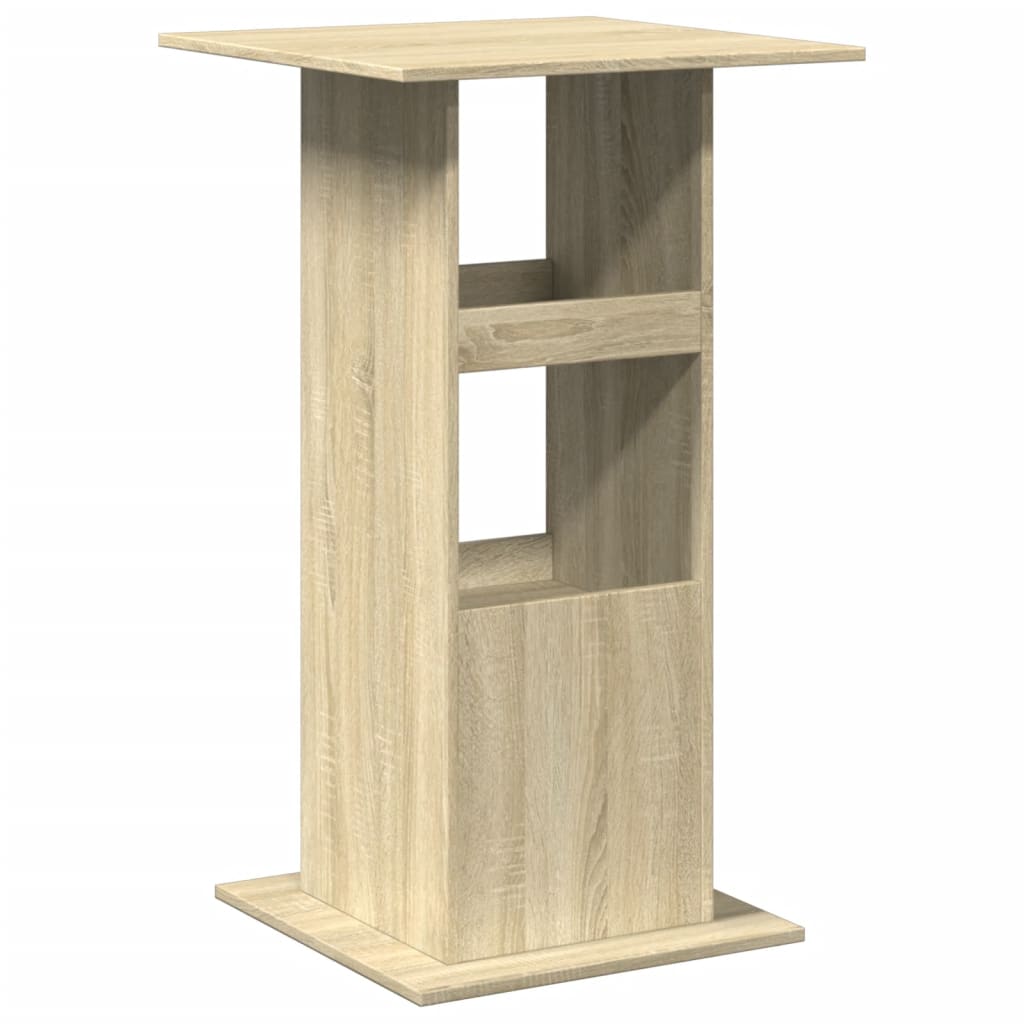 vidaXL Bar Table with Storage Sonoma Oak 60x60x102 cm Engineered Wood 6