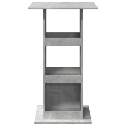 vidaXL Bar Table with Storage Concrete Grey 60x60x102 cm Engineered Wood 4