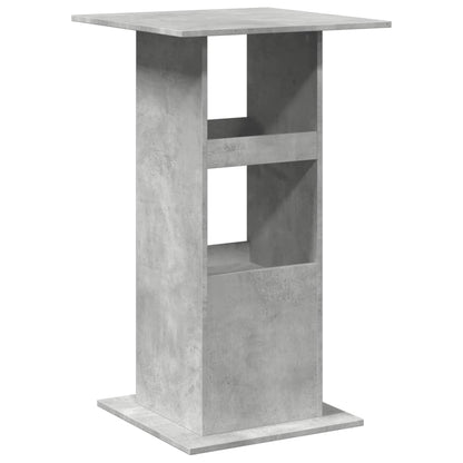 vidaXL Bar Table with Storage Concrete Grey 60x60x102 cm Engineered Wood 6