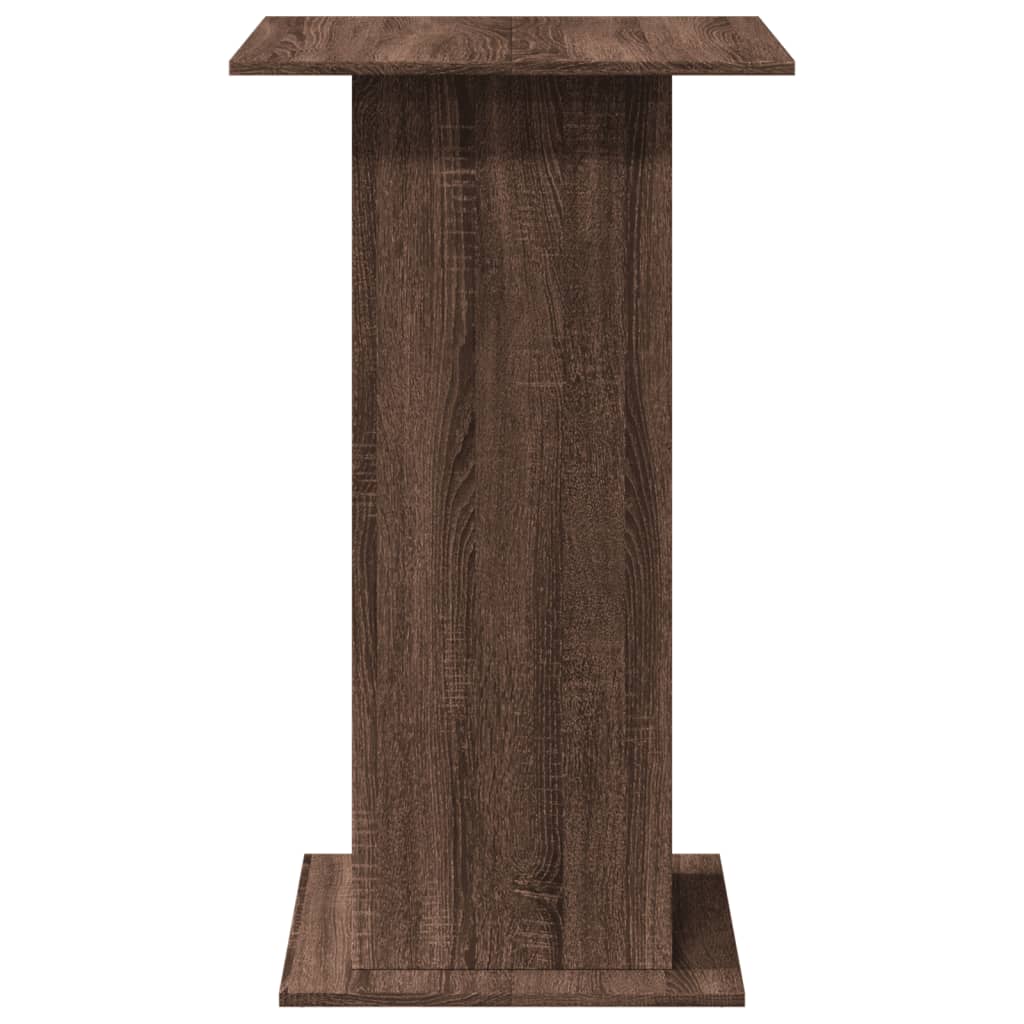 vidaXL Bar Table with Storage Brown Oak 60x60x102 cm Engineered Wood 5