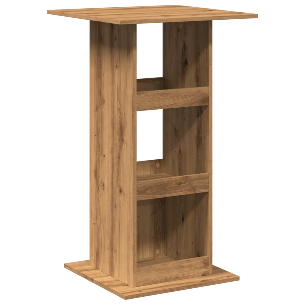 vidaXL Bar Table with Storage Artisan Oak 60x60x102 cm Engineered Wood 2