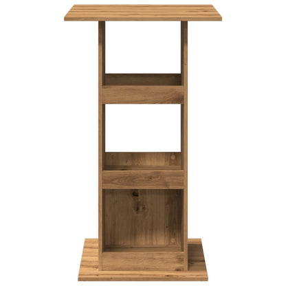 vidaXL Bar Table with Storage Artisan Oak 60x60x102 cm Engineered Wood 4