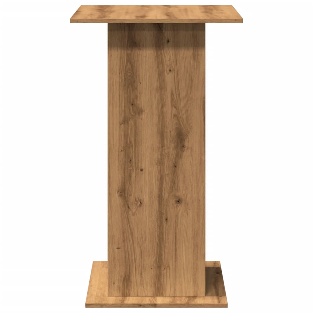 vidaXL Bar Table with Storage Artisan Oak 60x60x102 cm Engineered Wood 5