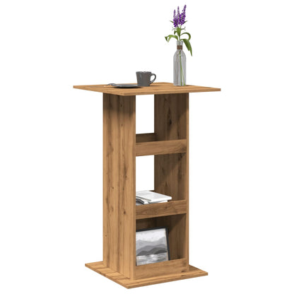 vidaXL Bar Table with Storage Artisan Oak 60x60x102 cm Engineered Wood 1