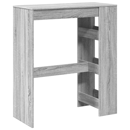 vidaXL Bar Table with Racks Grey Sonoma 90x40x103.5 cm Engineered Wood 6