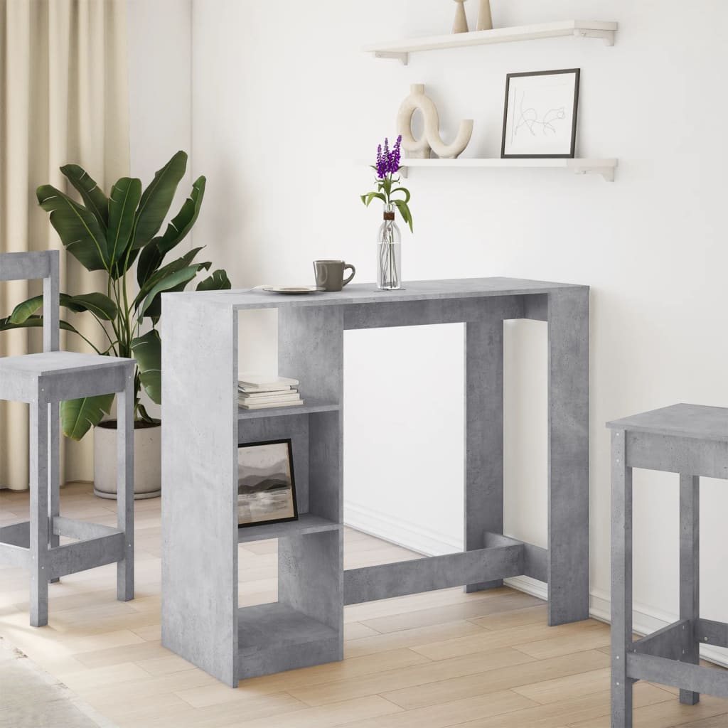 vidaXL Bar Table | Bar Table | Rectangular | Modern | Durable | Dining Table 3
