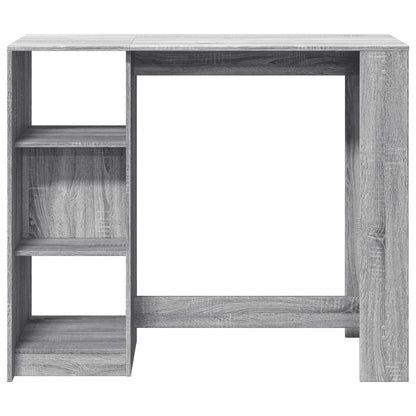 vidaXL Bar Table | Grey sonoma | Engineered wood | Large | Bar Table 4