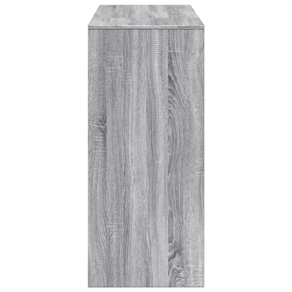 vidaXL Bar Table | Grey sonoma | Engineered wood | Large | Bar Table 5