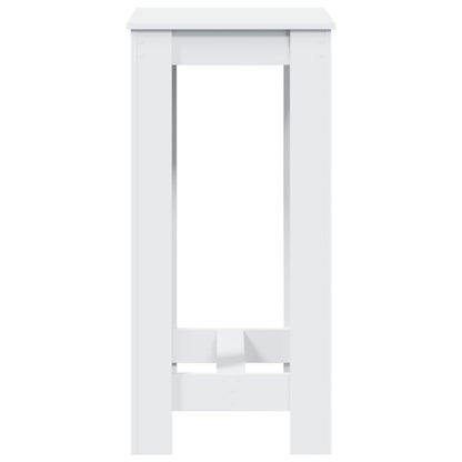 vidaXL Bar Table White 51x50x103,5 cm Engineered Wood 6