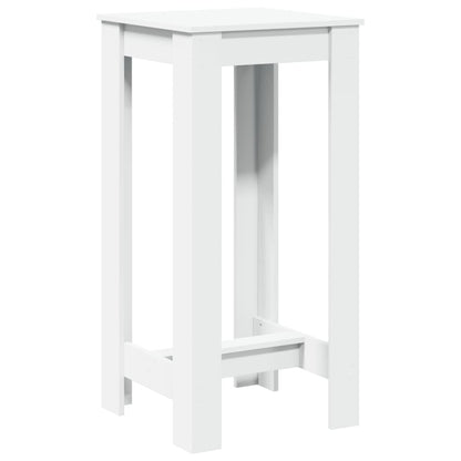 vidaXL Bar Table White 51x50x103,5 cm Engineered Wood 5