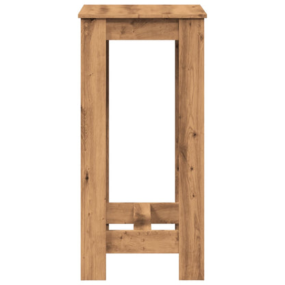 vidaXL Bar Table Artisan Oak 51x50x103,5 cm Engineered Wood 6