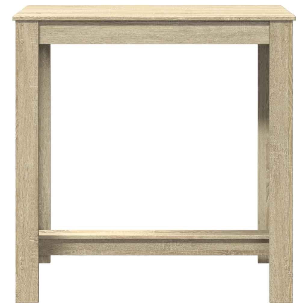 vidaXL Bar Table Sonoma Oak 102x50x103,5 cm Engineered Wood 4