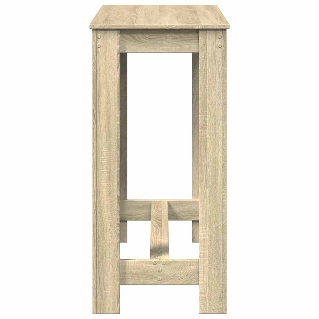 vidaXL Bar Table Sonoma Oak 102x50x103,5 cm Engineered Wood 6